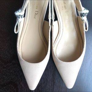 Dior J’aDior Flats in Nude Technical Canvas - 37